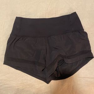 Lululemon Speed Up Shorts (unique mesh detailing)